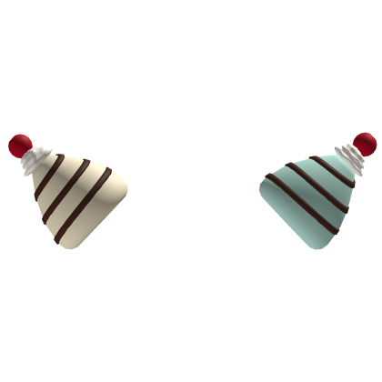 Cute Dessert Chocolate Mint Horns Cream & Cherry