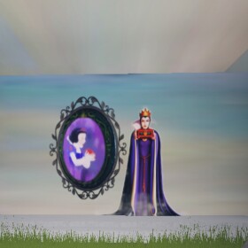 Snow white and the seven dwafts wallk through