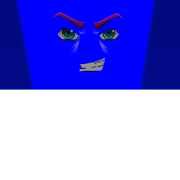 survive the blue man