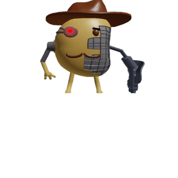 purple guy robot mr. P showcase