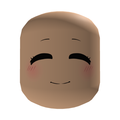 Cute Small Smile Blush Face Roblox item