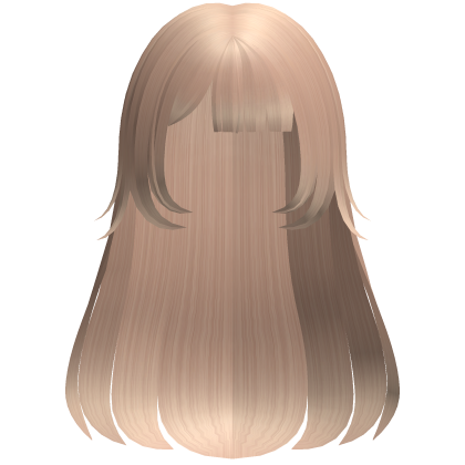 ♡﹒adorable long wispy layered hair in blonde Roblox item