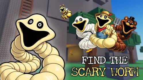Find The Scary Worm 😱