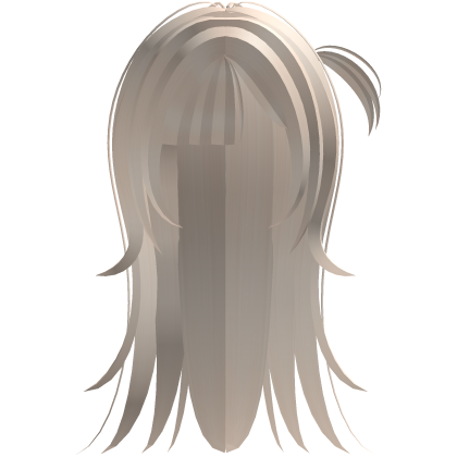 ꒰ cute light blonde long side ponytail hair ♡ ꒱ Roblox item