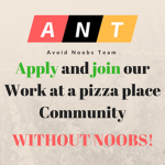 Work at a pizza place [Avoid_Noobs_Team]