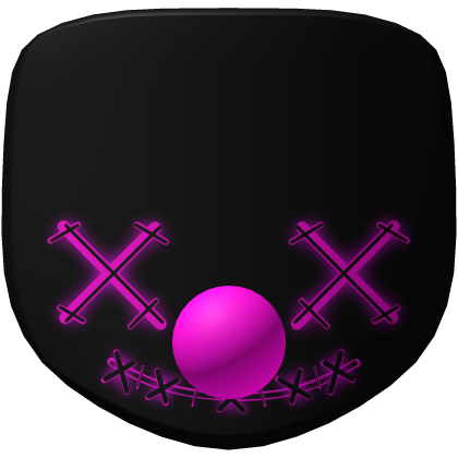 Halloween Neon Evil Pink Clown Mask