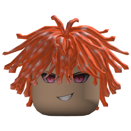 Spiky Anime Boy Hair (Orange)