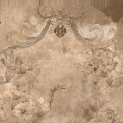 Brown Vintage Floral Aesthetic Background