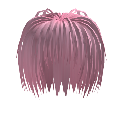 pink moe vkei niche wispy anime hair Roblox item
