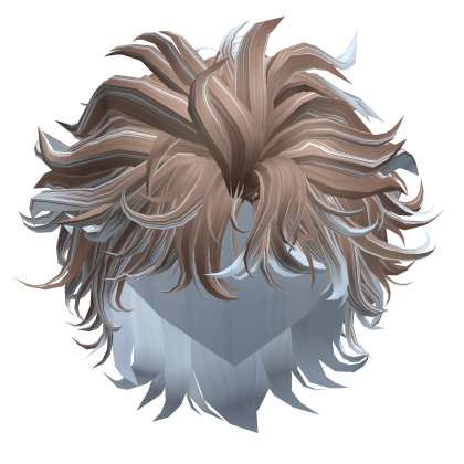 Stylish Slicked Back Mullet (Milktea&Blue) Roblox item