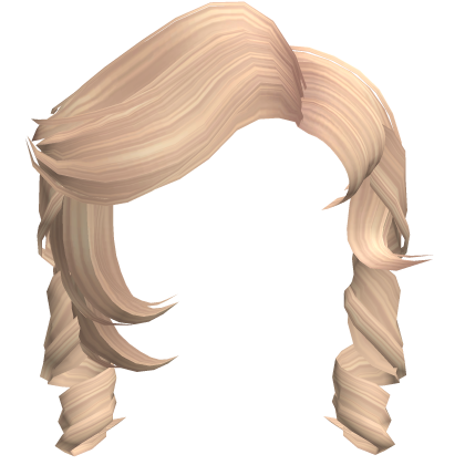 Curly Flow Kash Bangs in Blonde  Roblox item