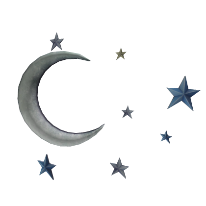 Brilliant Moon and Stars