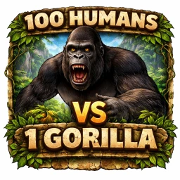 100 humans vs 1 gorilla[Bugs Fixed!] icon