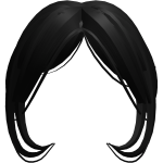 Full Newside Bangs Combo in Black
