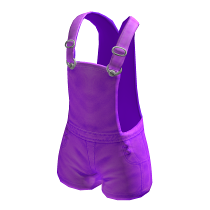 Purple Overall Shorts