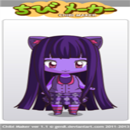Twilight Sparkle as a Chibi xD Roblox decal