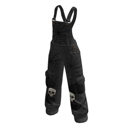 Halloween Overalls Grey