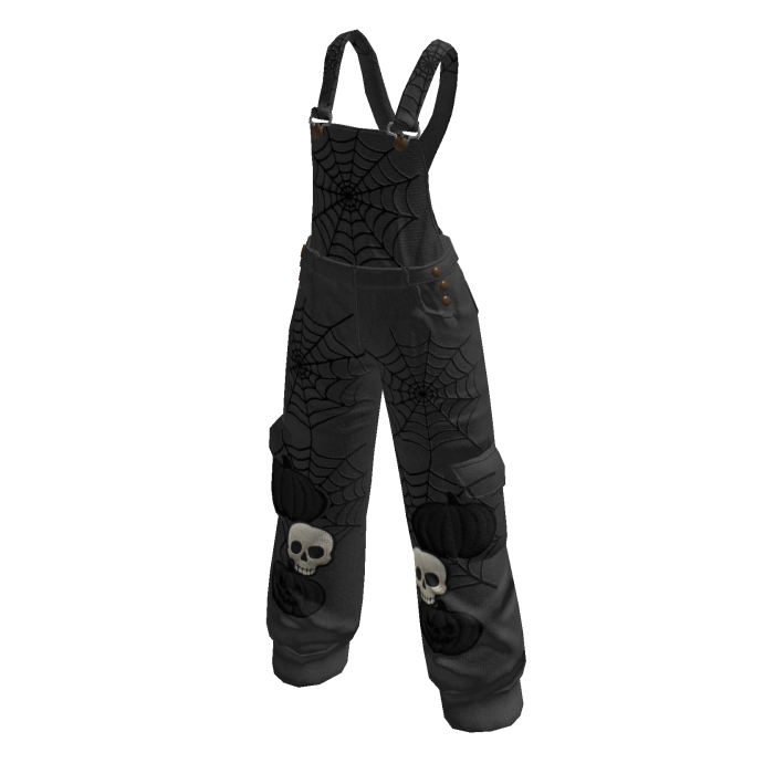 Halloween Overalls Grey
