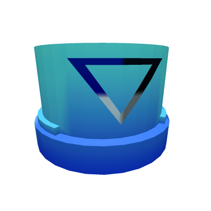 Blue Rea Top Hat
