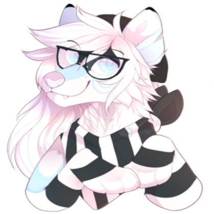 Pastel Nerd Wolf Roblox decal