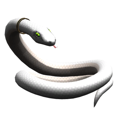white snake scarf Roblox item