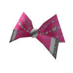 Sparkle Cheer Bow - Pink
