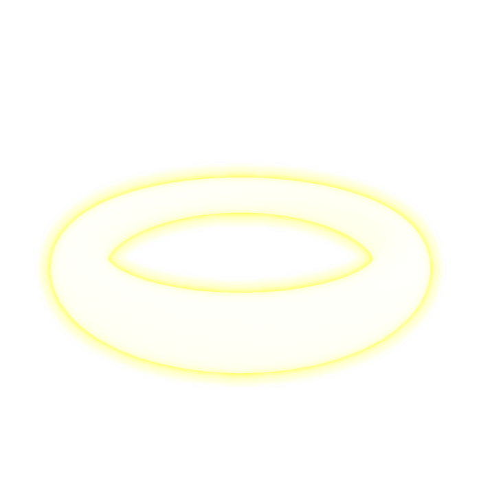 Angelic Glowing Light Yellow Halo [EMISSIVE]