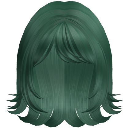 Soft Flipped Short Bob (Green)