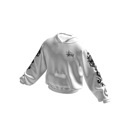 Stussy White Hoodie