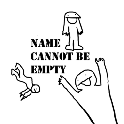 Name Cannot be Empty