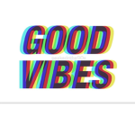 Happy vibes only aloud just vibing