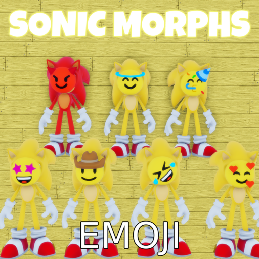 🤩EMOJIS🎉Find The Sonic Morphs [173] official Roblox game thumbnail