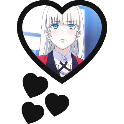 Ririka Momobami Thinking Hearts Kakegurui