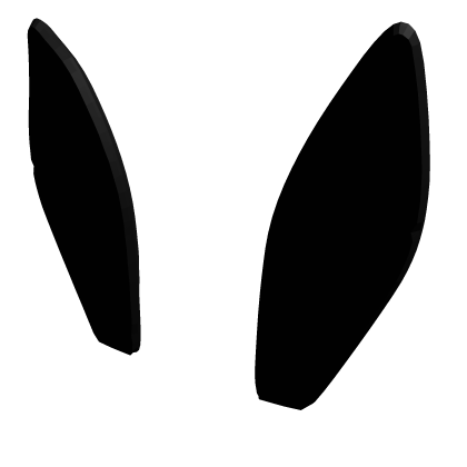 small black bunny ears