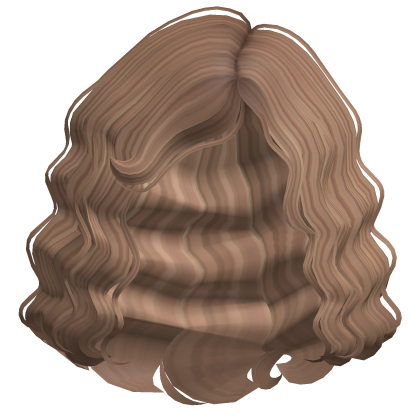 Short Cute Lush Curly Bob Hair (Blonde Highlights) Roblox item