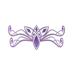 Purple Crystal Tiara