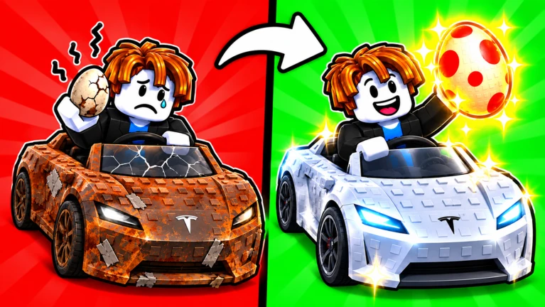 How Fly Tesla Roadster To Steal Eggs works: Fly Tesla Roadster To Steal Eggs screenshot