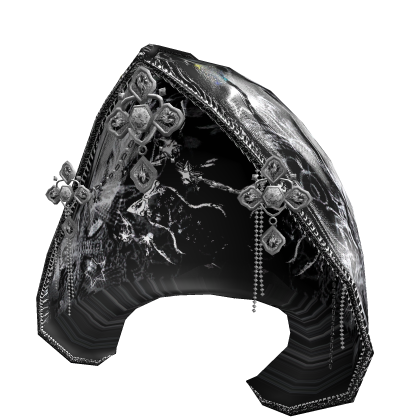 Ethereal Black Goth Yabujin Y2K Evade Couture Hood