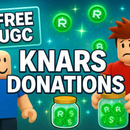 🛍️ [FREE UGC!] Knars Donations! 💸