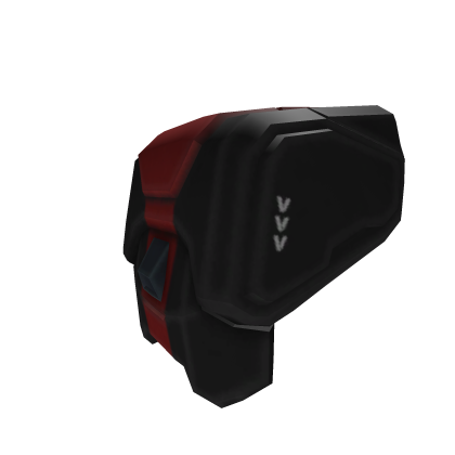 Red Black ODIN Surtr Right Pauldron