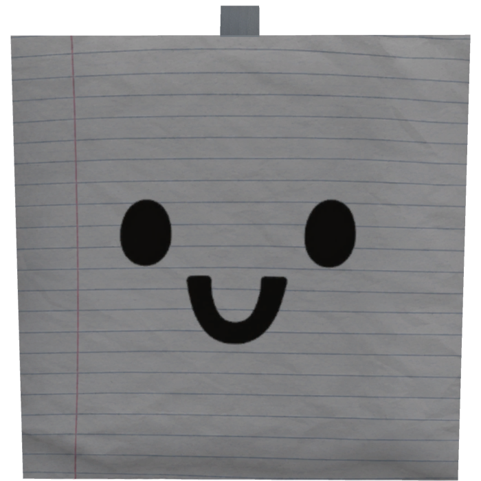 Happy Sticky Note Face