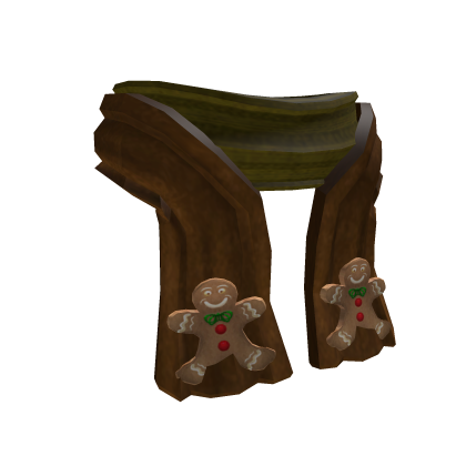 Roblox Item Fall Gingerbread Man Scarf