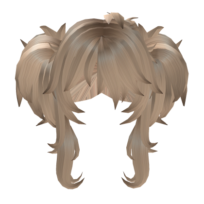 Y2K Blonde Emo With Medium Pigtails Hair Roblox item