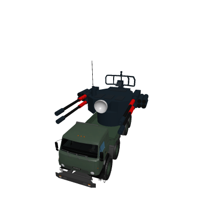 Kamaz KMT-8D SHKAA Death Sky Quad MG Turret Truck