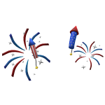Patriotic Fireworks Celebration