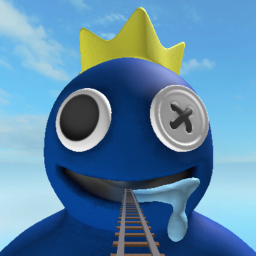 Cart Ride Into Rainbow Friends Blue
