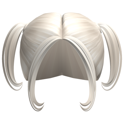 -',ৎ Preppy High Droop Pigtails in Ash Blonde