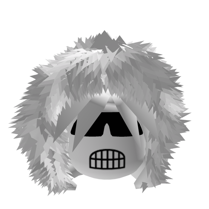 Dashie White Hair Fur White Hood
