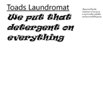Toads Laundromat