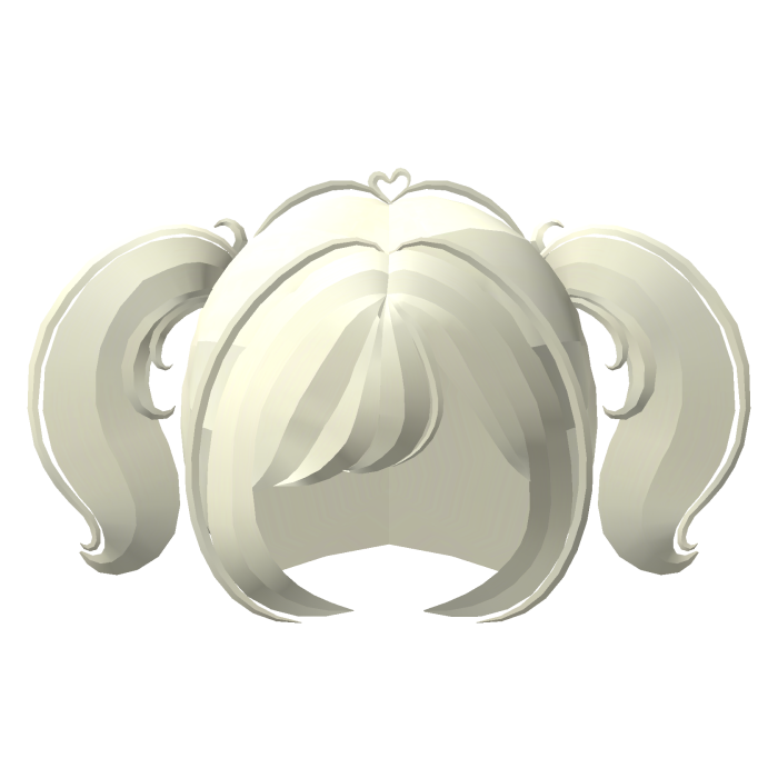 . ‿ ♡ silly baby mini heart pigtails blonde